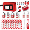 BOZZYS Electrical Lockout Kit: 27 Pack LOTO Locks Safety Device for Lockout-Tagout Equipment Overhaul1