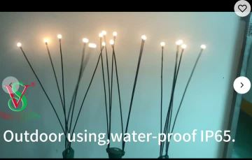 LED Outdoor Garden Motif Firefly Lights with PVC Swing Effect
