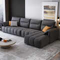 Luxury sofa set living room Nordic double modern combination light luxury fabric three-person sofa1