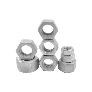 Hot-dip galvanized nut