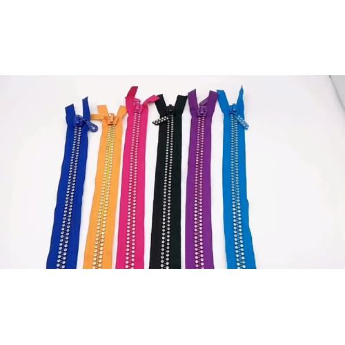 Rhinestone Zipper