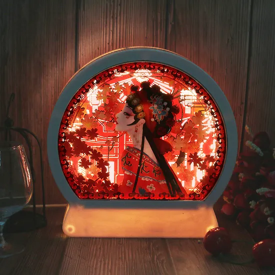 Encantadora Beijing Opera Flor Dan Night Light for Ano Home Decor1