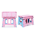Colored Outdoor Cute Kids Folded Plastic Handle Stools1