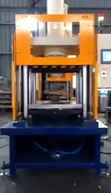 four column servo hydraulic press for cutting, stamping, forming use