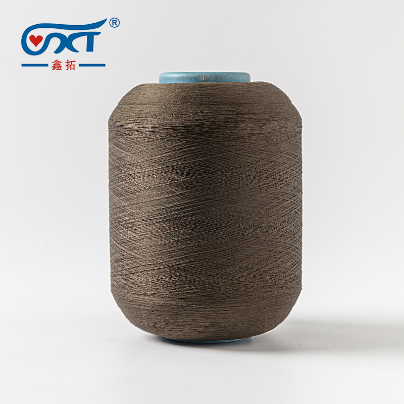 Custom colors Air Covered Yarn 40/40 4040 Nylon SCY Single Core Spun Yarn Covered Yarn