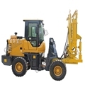 Canton Fair Multifunction Hydraulic Guardrail Pile Driver Bore Pile Machine Price1
