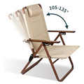 Foldable Beach Lounge Chair with Headrest and Lay-Down Face Hole1
