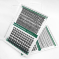Wholesale Private Label Faux Mink Mix 3D Effect Fluffy Lash Clusters1
