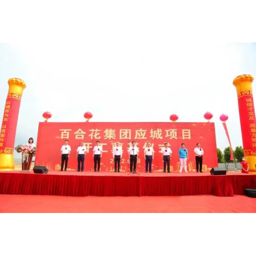 Celebre calurosamente el proyecto Aosaisi de LilyGroup comenzó con éxito en Yingcheng City