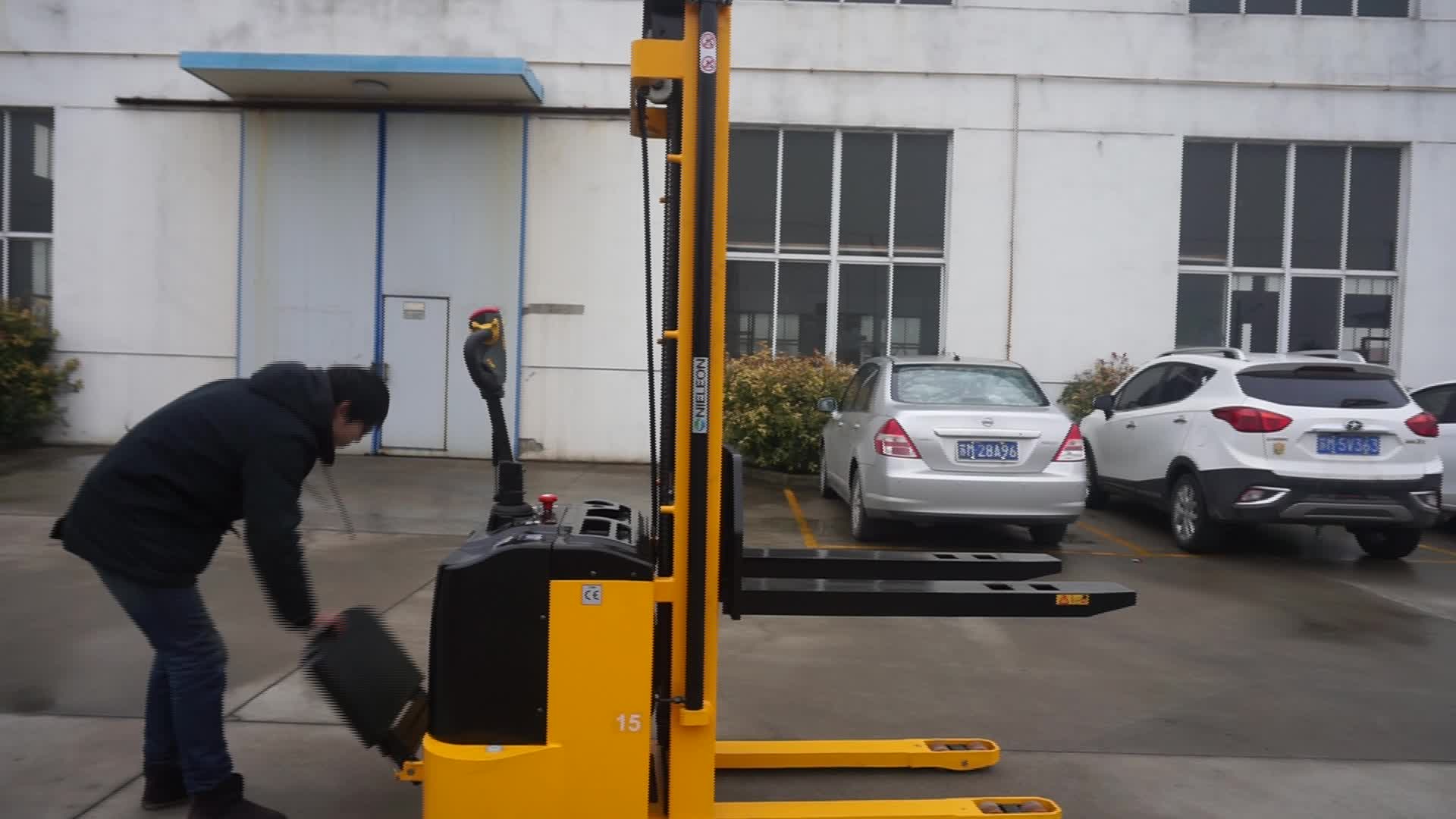 Personalizado Totalmente Econômico 1TON 5M ELECTRIC PALET STACKER1