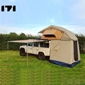 Multi-Size Soft Shell & Hard Shell Roof Top Camping Tent with Annex Room & Zipper for Outdoor Adventures1