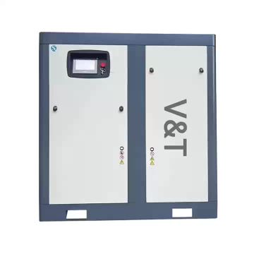 Oil sealed rotary screw vacuum pump