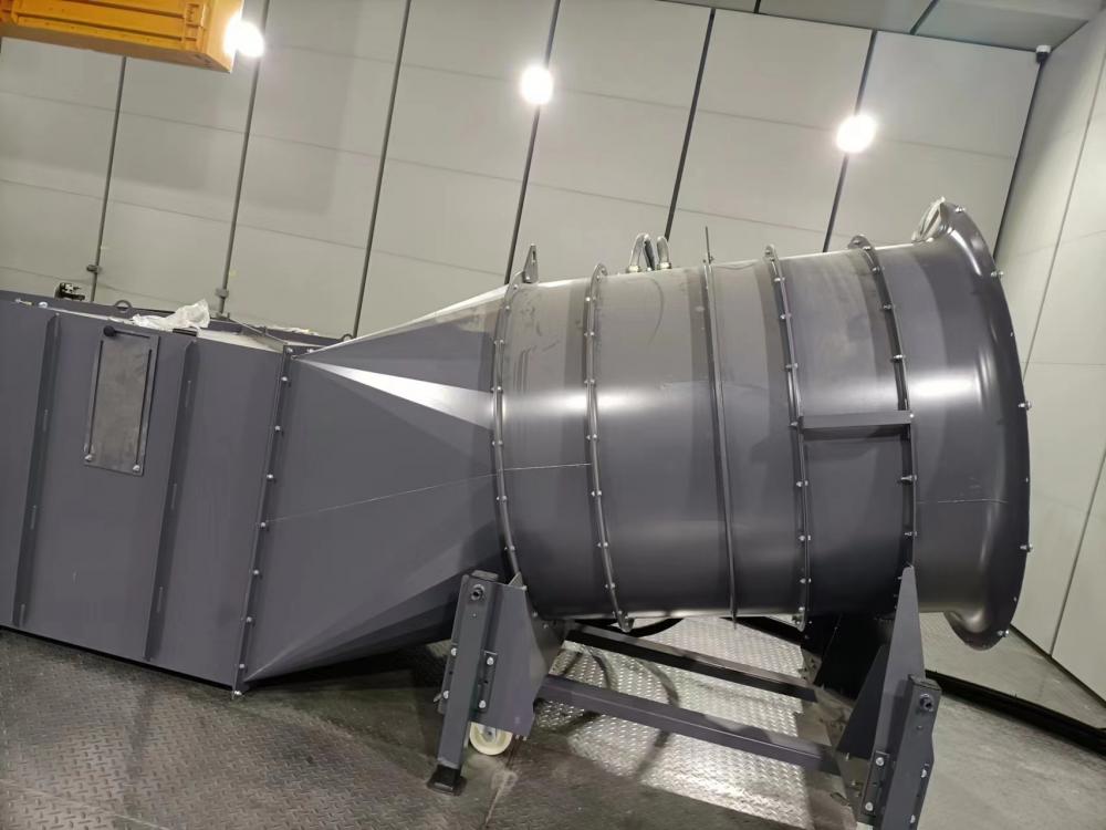 High-efficiency axial flow fans are used in the BMW automotive laboratory in Shenyang