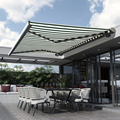 custom commercial folding arm cassette retractable tarpaulin terrace sunshade awning balcony canopy motorized1