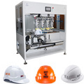 4 Color 4 Station Shuttle Rotary Safety Helmet Pad Printing Machine1