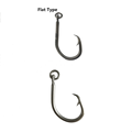 Deep Sea Fishing Circle Hooks: Swordfish and Tuna Flat Side Forged Hooks with Ring1