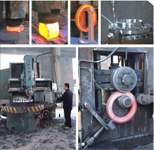 Flange production