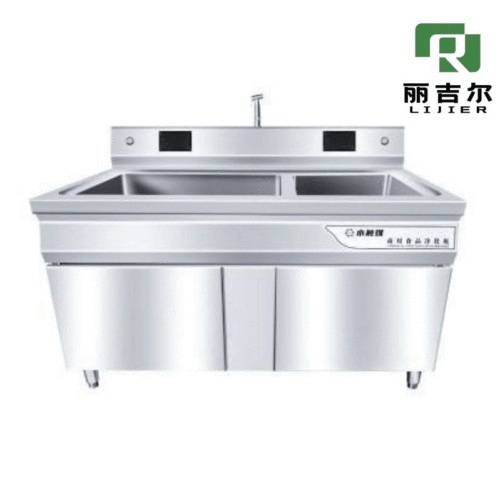Double réservoir d'entrée d'eau automatique pour la purification des aliments, purificateur alimentaire commercial par Ningbo Lijier