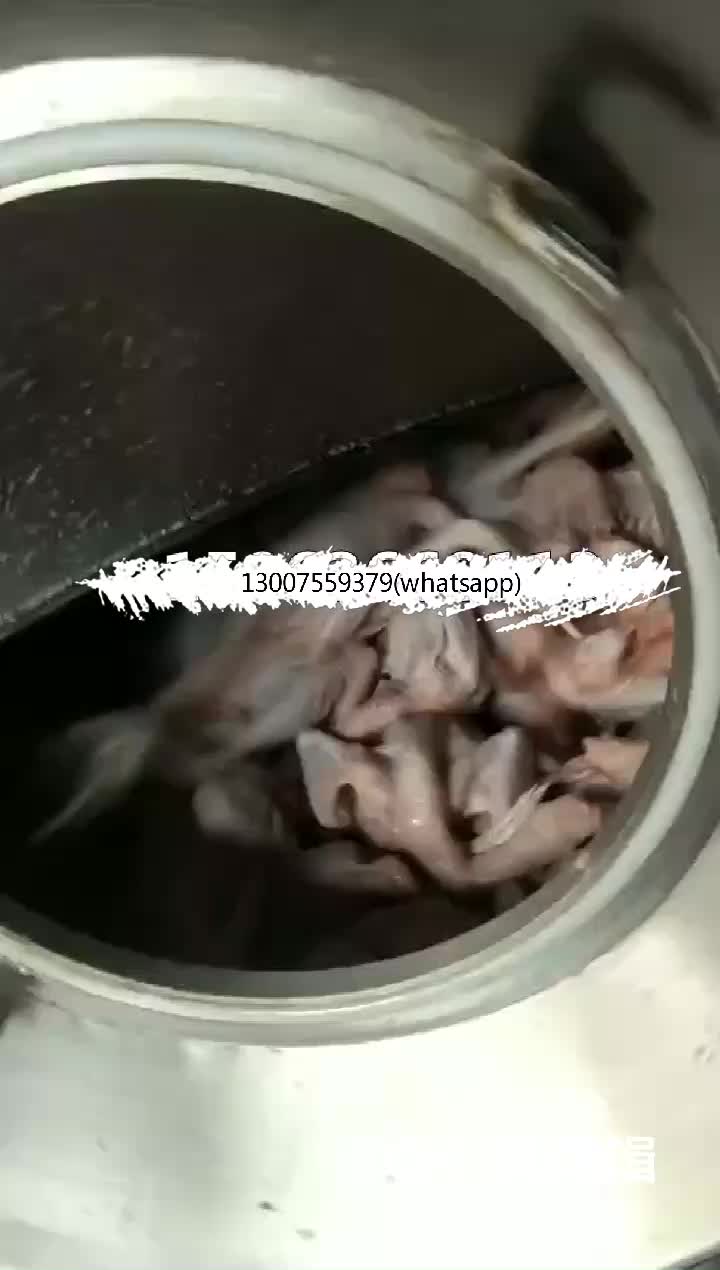 chicken meat vacuum tumbler machine.mp4