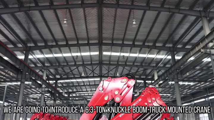 6.3ton Superstructure of Knuckle Boom Crane