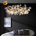 Unique Wedding Decor: Modern Brass Chandelier for Luxurious Hotel Villa and Living Room1