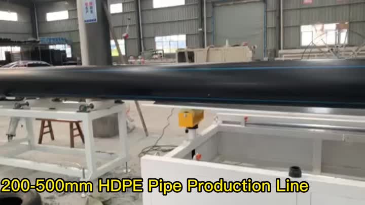 Línea de máquina de fabricación de tuberías HDPE de 500 mm