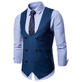 Cotton Double Breasted Waistcoat for Men1