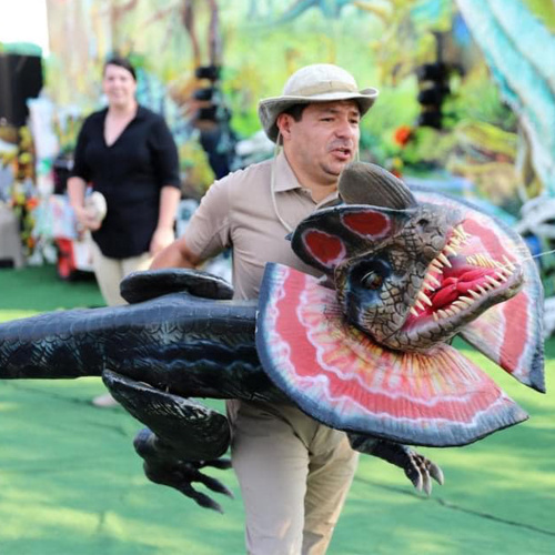Unleash Prehistoric Magic: Discover Our Hyper-Realistic Baby Dinosaur Hand & Shoulder Puppets