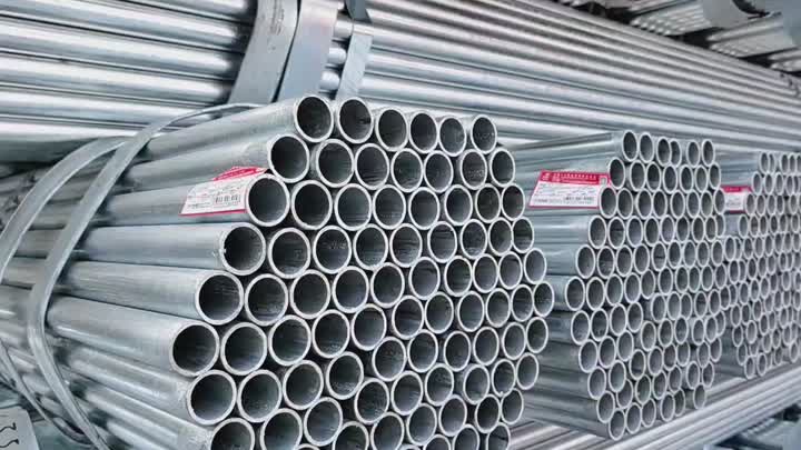 galvanized round steel pipe