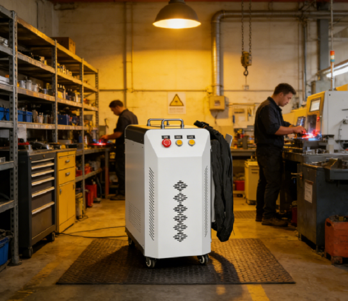 A máquina de limpeza a laser adapta-se a formas e estruturas complexas.