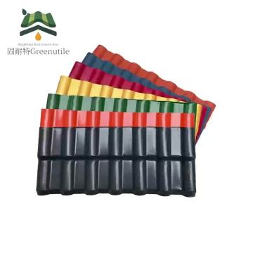 Colourful ASA Synthetic Resin Tiles