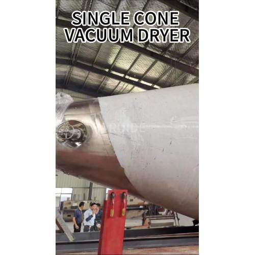 Single cone vacuum dryer2