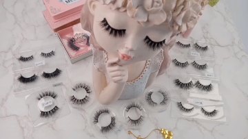 Wholesale 100% Cruelty-Free Real Mink Lashes in Package1