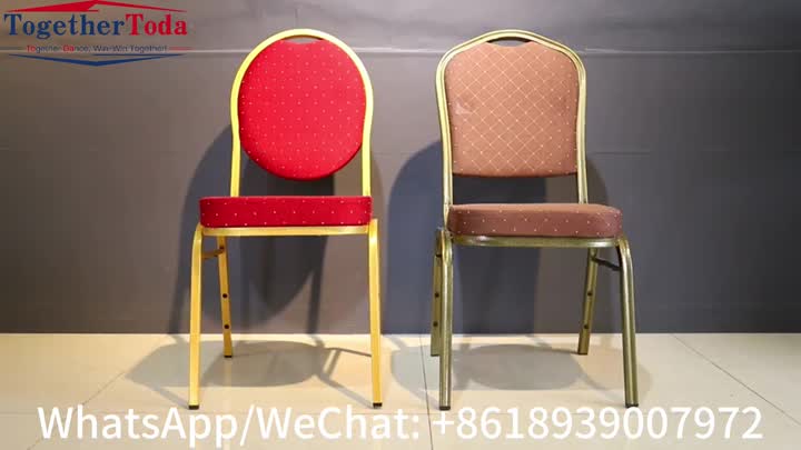 Stackable hotel chairs