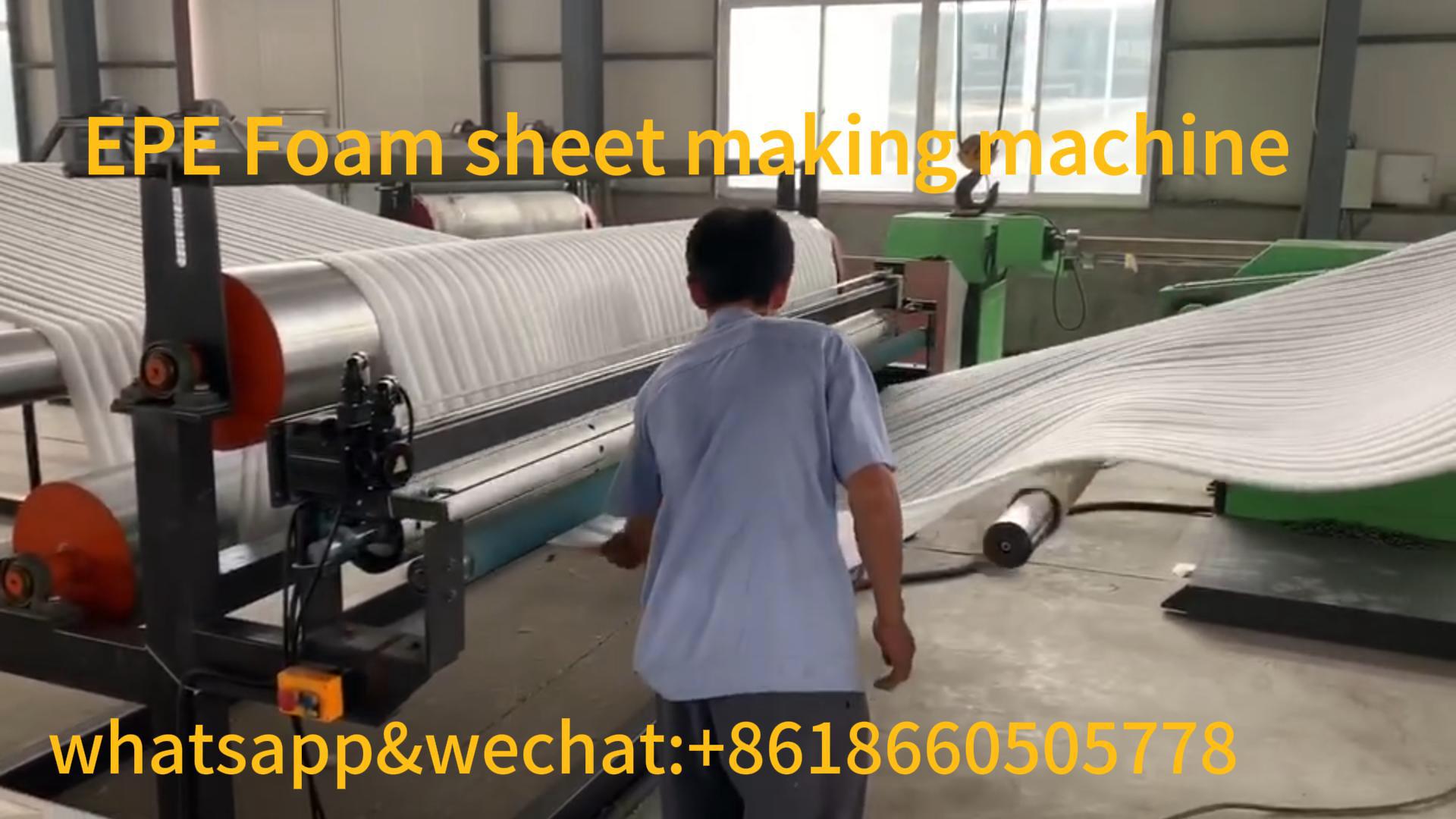 epe foam sheet making machine