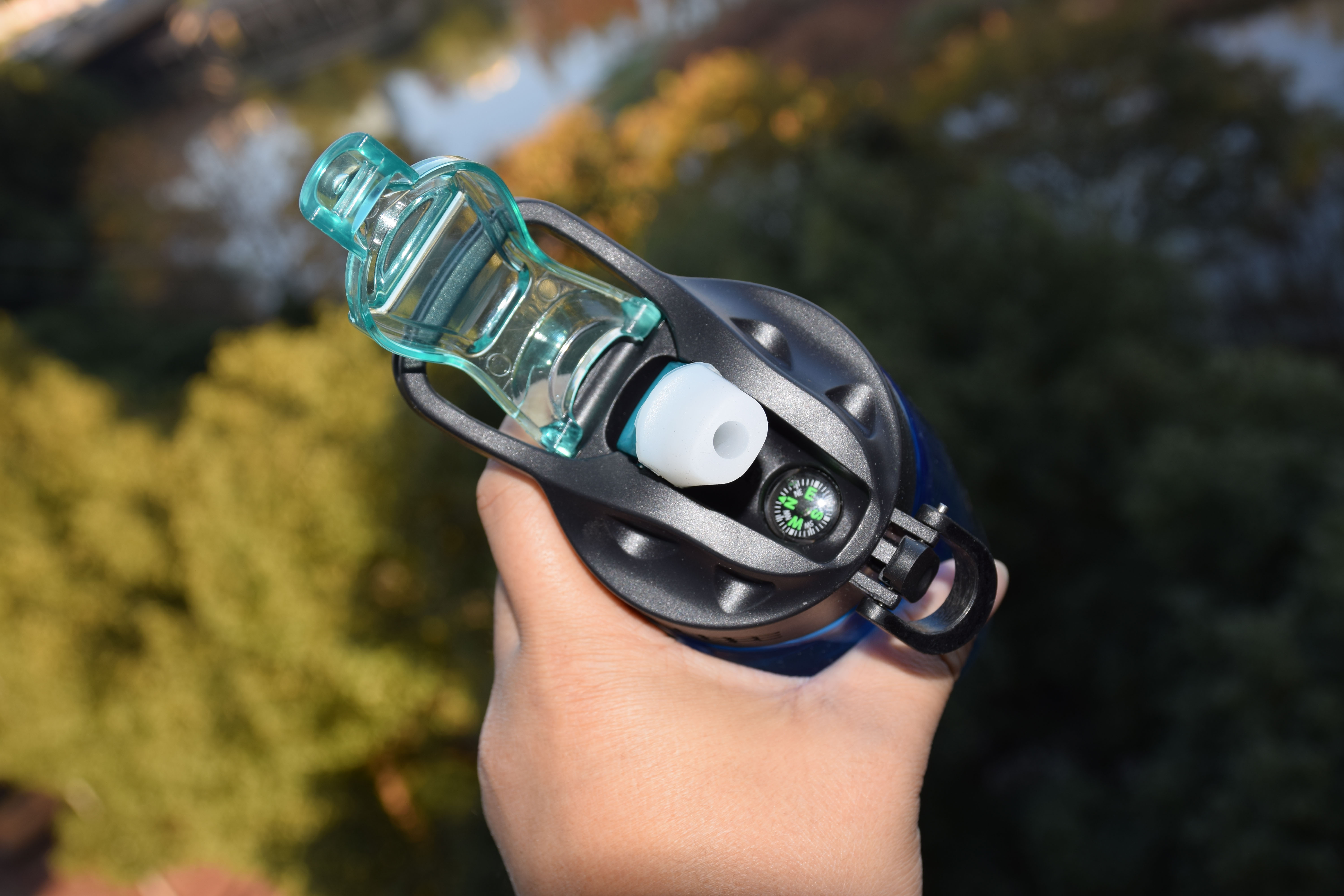 500 ml di logo personalizzato personalizzato personalizzato singolo purificatore d'acqua bevi bottiglia personalizzata con filtro alcalino