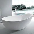 Foshan New Design Boat Shape Oval Whirlpool Freestanding Stone Bathtub1