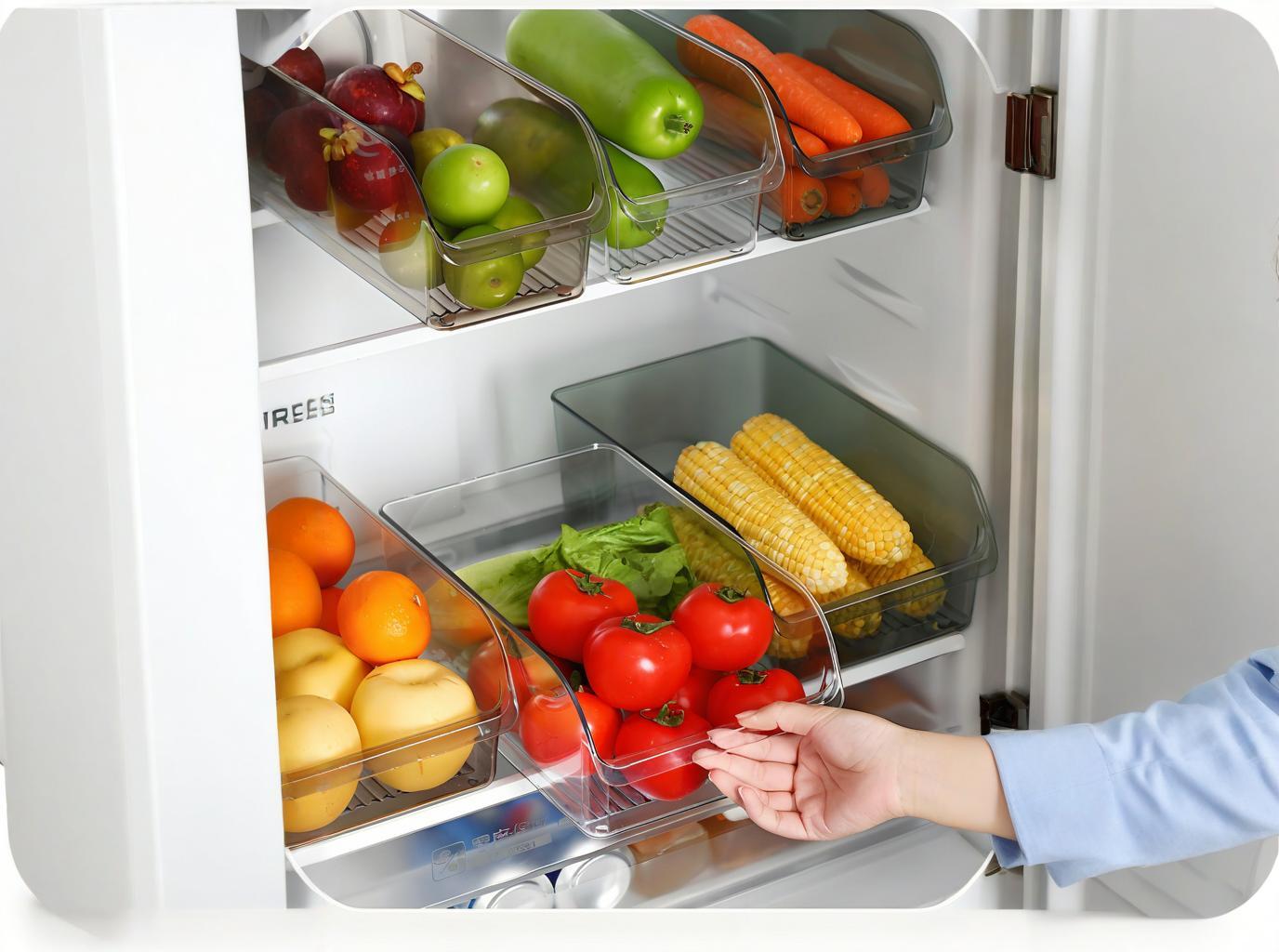 冷蔵庫収納ボックスの動画