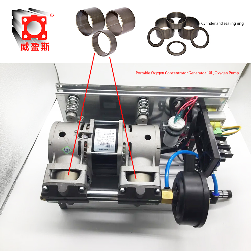 Oil Free Air Compressor Pump Head Cylinder Liner