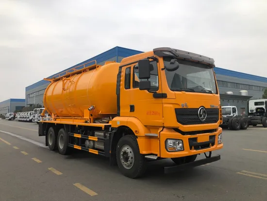 Trak Tangki Vakum Pembetung Gabungan Dongfeng Ftr Pembetung Tinggi Septik 22000 Liter Lori Tangki Sedutan Kumbahan1