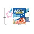 Ocean Animal-Themed Soft Tail Baby Cloth Book for Newborns to Enhance Early Cognitive and Motor Skills1