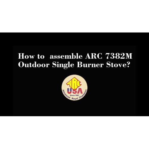 ARC 7382MS Outdoor Single Burner Stove Installation adjustment video