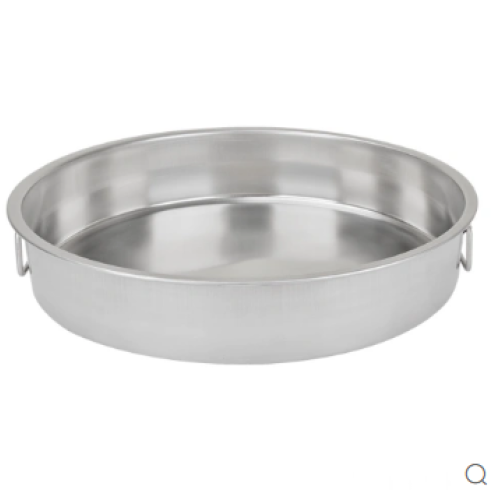 Introducing the Versatile and Durable Range of Round Stainless Steel Food Pans, Hotel Steel Trays, Kitchen Steel Service Trays, and Serving Trays for Cooking