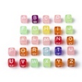 PandaHall 6mm Large Hole Acrylic Cube Letter Beads: Craft Supply Search Engine1