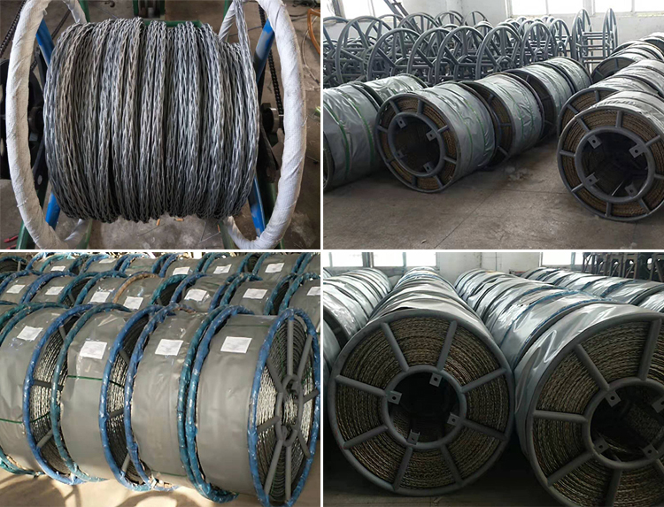 9mm Galvanized Anti-twisting Braided Steel Wire Rope 