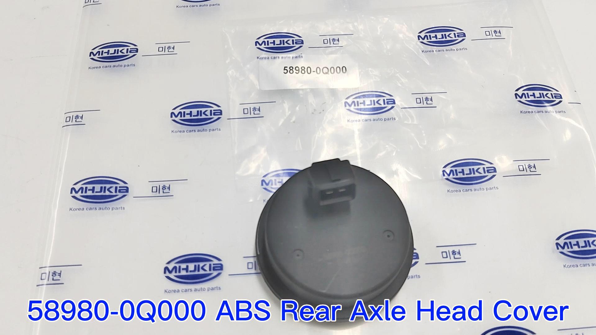 58980-0Q000 ABS Rear Axle Head Cover