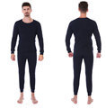 Autumn and Winter Men's Solid Color Plus Velvet Thickened Warm Underwear Sleeve BN-PM0011