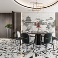 Luxury Snowflake White Fish Belly Gold Ink Painting Porcelain Tiles 600x12001