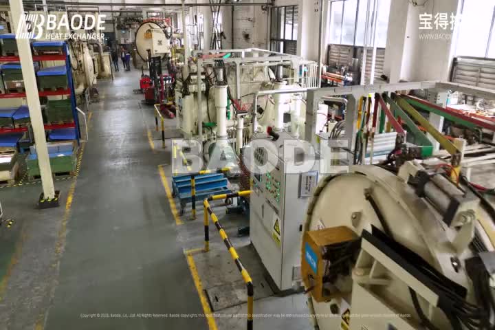 Plate heat exchanger assembly line
