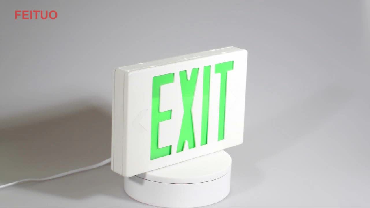 Innovative easy installation panic exit sign with arrow1